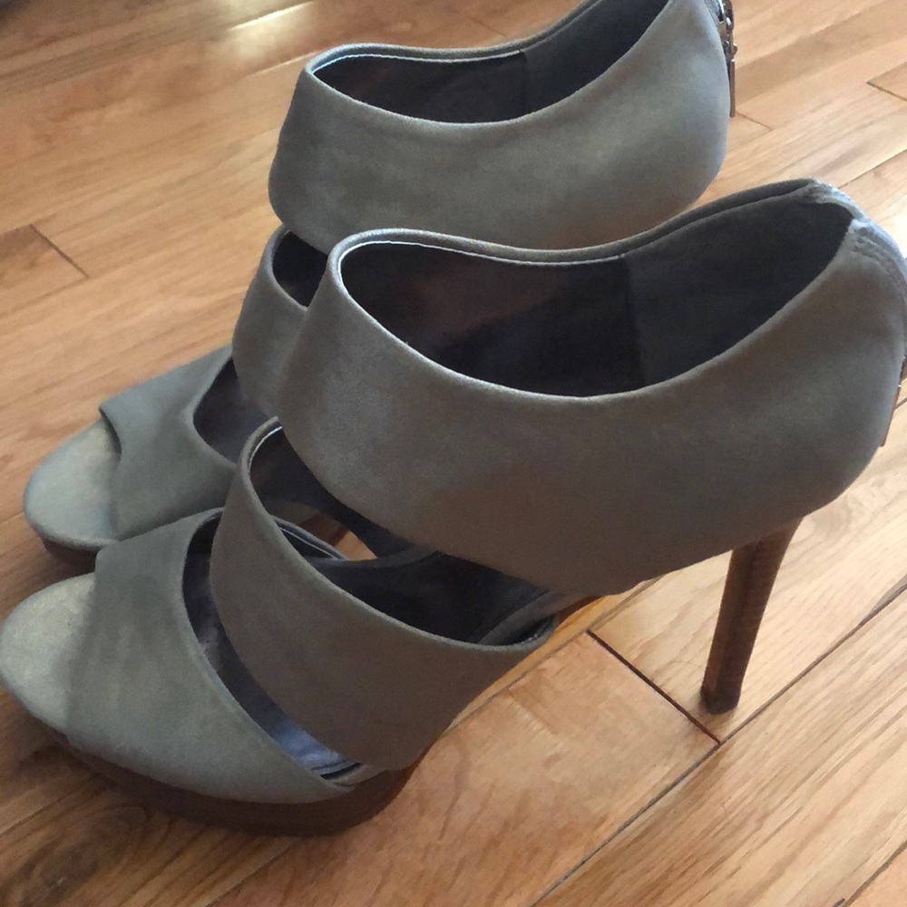 Calvin Klein silver heels-9